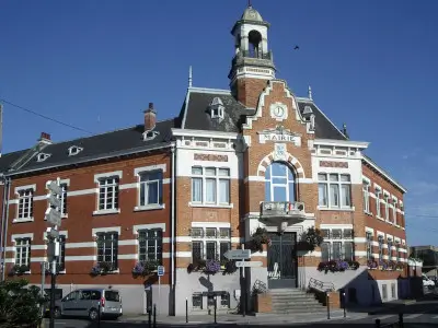 Photo de la Mairie de Faches-Thumesnil – Auteur : Codepem – Source : Wikipédia – Licence : CC BY-SA 3.0 Photo de la Mairie de Faches-Thumesnil
